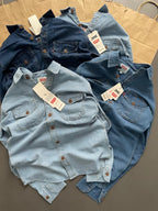 PREMIUM FULL DENIM WASHED SHIRT